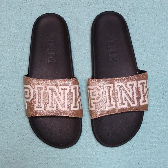 PINK Victoria's Secret Shoes Victorias Secret Slides Poshmark